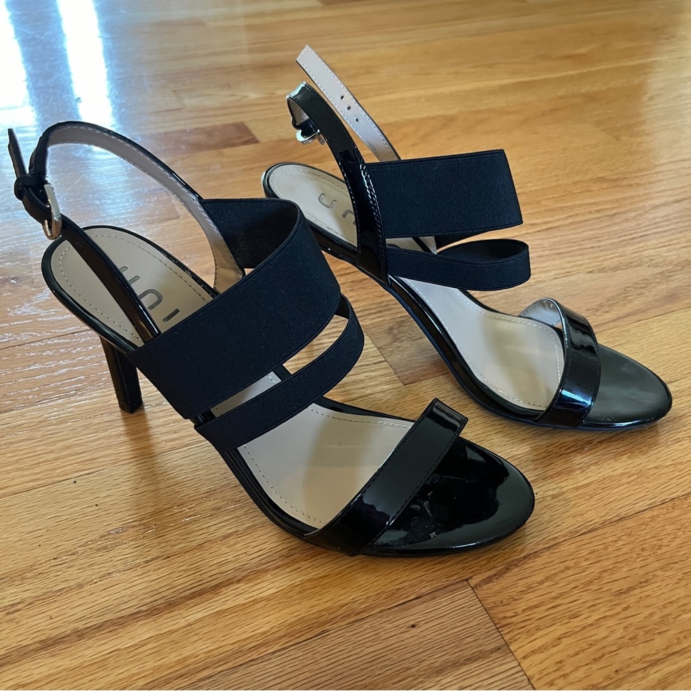 Unisa Marzza Black Slingback Heeled Sandals size 7
